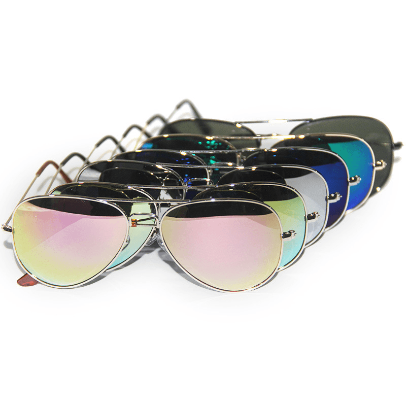 Reflective color film sunglasses, view 5 - MRSLM