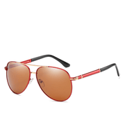 Women's colorful metal frame sunglasses, view 3 - MRSLM