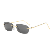 retro small square sunglasses, view 3 - MRSLM