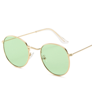 retro oval small frame sunglasses, view 8 - MRSLM