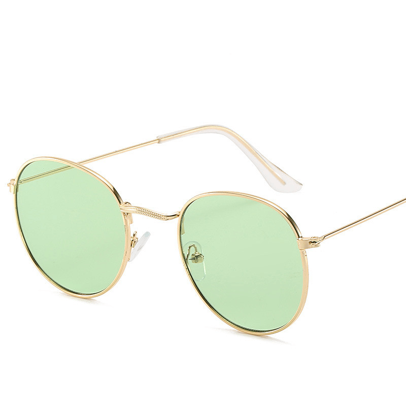 retro oval small frame sunglasses, view 8 - MRSLM