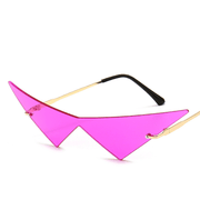street style gold frame sunglasses, view 3 - MRSLM