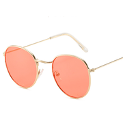 retro oval small frame sunglasses, view 4 - MRSLM