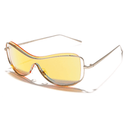 curved coated sunglasses, view 3 - MRSLM