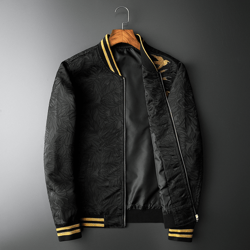 Men's Korean Slim Embroidered Jacket