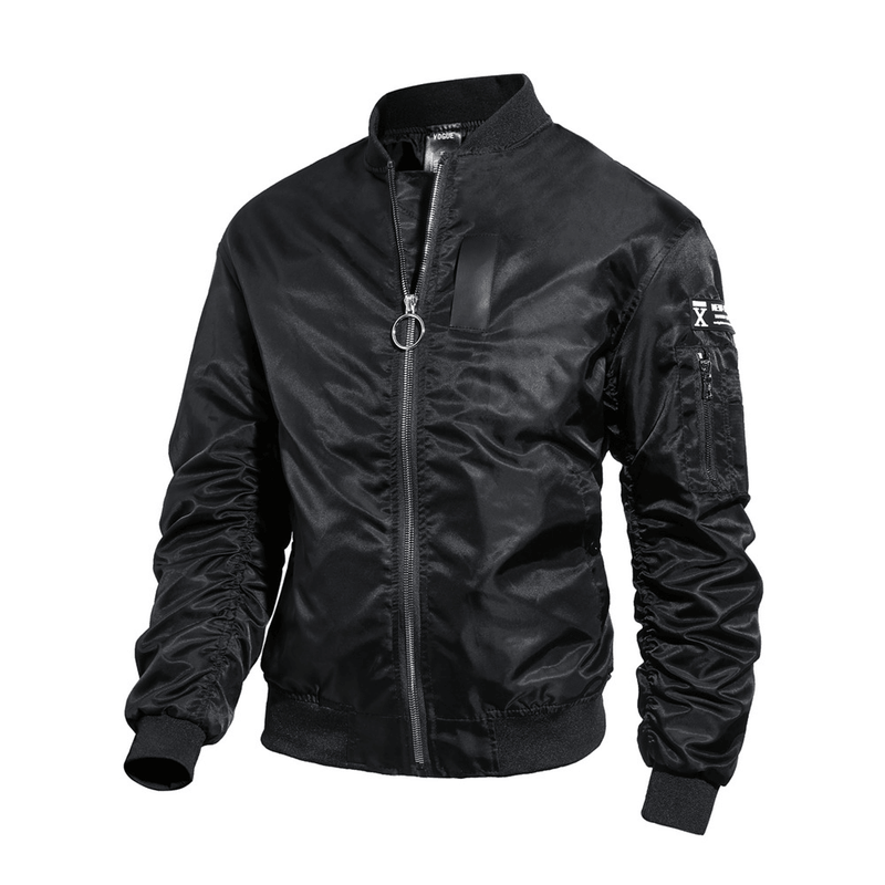 men's MA1 pilot baseball jacket, view 4 - MRSLM