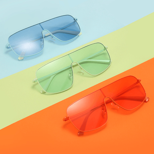 one-piece colored sunglasses - MRSLM