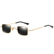 Metal mini small frame retro sunglasses, view 4 - MRSLM