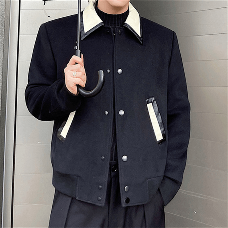 men's wool lapel jacket - MRSLM