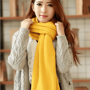 long solid color scarf, view 11 - MRSLM