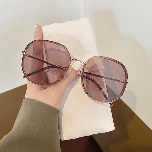 women's round polarized sunglasses - MRSLM