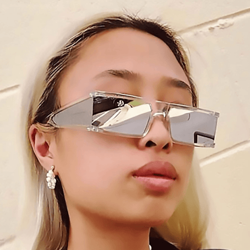 punk series retro square sunglasses - MRSLM