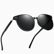 fashion round frame polarized sunglasses, view 6 - MRSLM