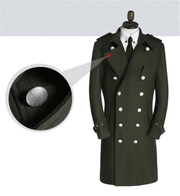long woolen windbreaker coat, view 5 - MRSLM