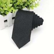men's super narrow cotton necktie, view 10 - MRSLM