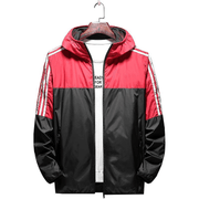 sports hooded windbreaker jacket, view 4 - MRSLM