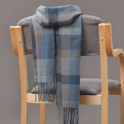 plaid imitation cashmere tassel scarf, view 18 - MRSLM