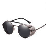 Round retro steampunk sunglasses - MRSLM
