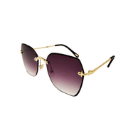 frameless square sunglasses for women, view 5 - MRSLM