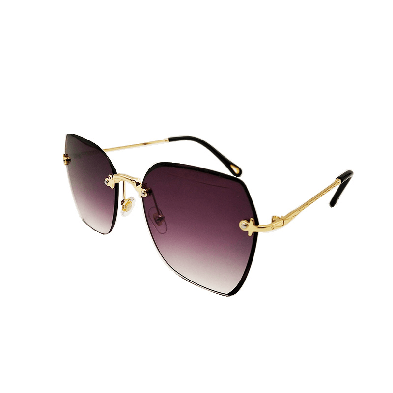 frameless square sunglasses for women, view 5 - MRSLM