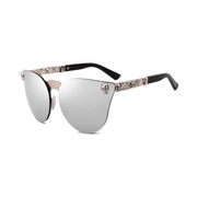 Gothic skull head decorated sunglasses - MRSLM