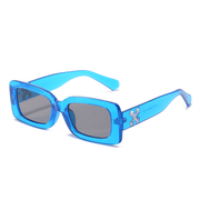 retro square UV400 sunglasses, view 4 - MRSLM