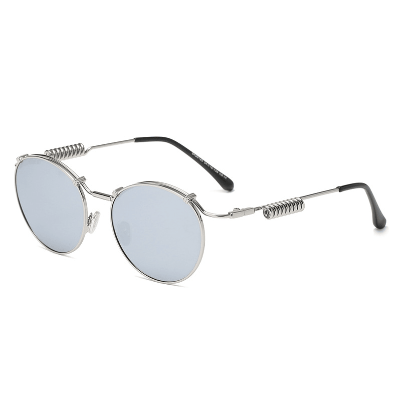 retro round polarized sunglasses, view 5 - MRSLM