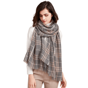 thin worsted cashmere shawl, view 3 - MRSLM