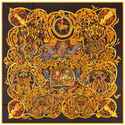 large square faux silk scarf, view 13 - MRSLM