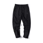 men's loose cropped cotton pants, view 2 - MRSLM