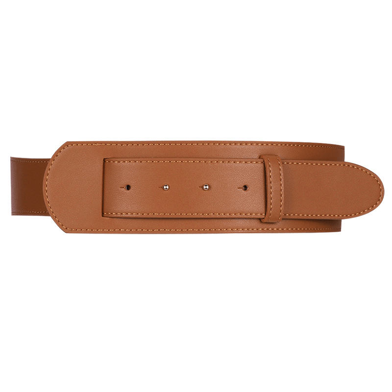 women's cowhide leather dress belt, view 5 - MRSLM