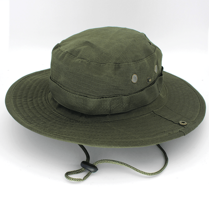 camouflage round bucket hat, view 4 - MRSLM