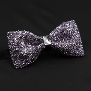 men's shiny bow tie, view 8 - MRSLM