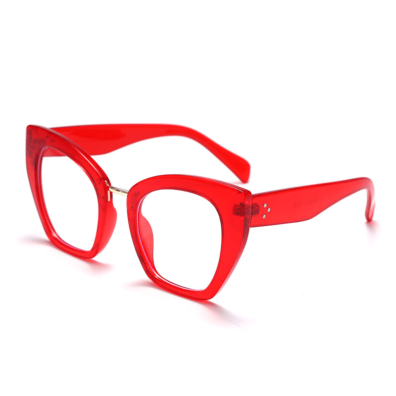 Retro oval blue light filtering glasses, view 7 - MRSLM