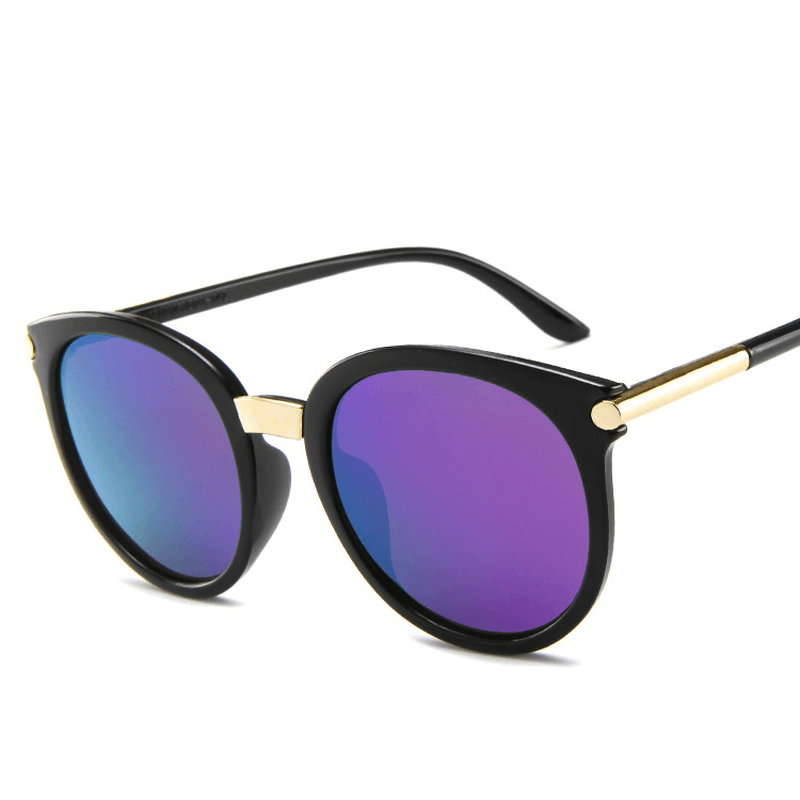 colorful retro round sunglasses, view 5 - MRSLM