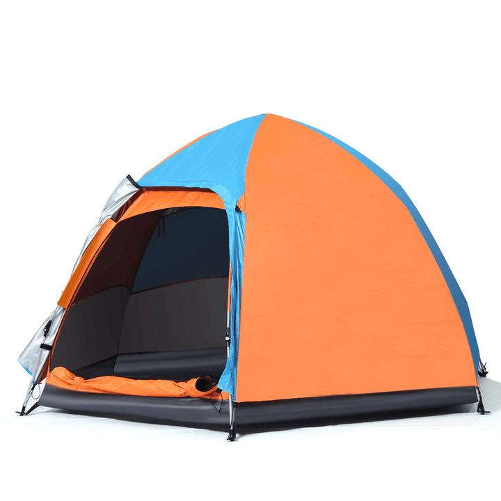 Outdoor 3-4 Persons Automatic Camping Tent Waterproof Double Layer UV Beach Sunshade Canopy - MRSLM
