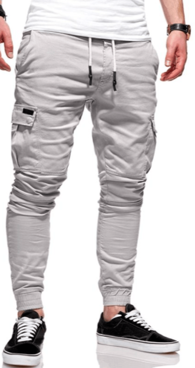 men's slim sports overalls, view 3 - MRSLM