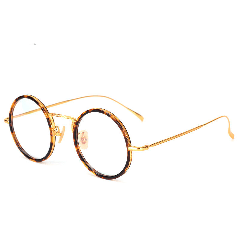 women's round small frame glasses, view 5 - MRSLM
