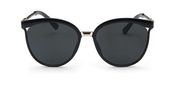 Women's retro reflective large frame sunglasses - MRSLM