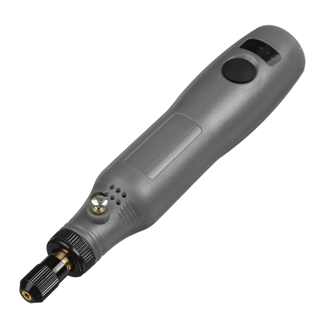 3 Speeds Electric Grinding Pen Grinder USB Charging Mini Drill Small Polishing Grinding Tool - MRSLM