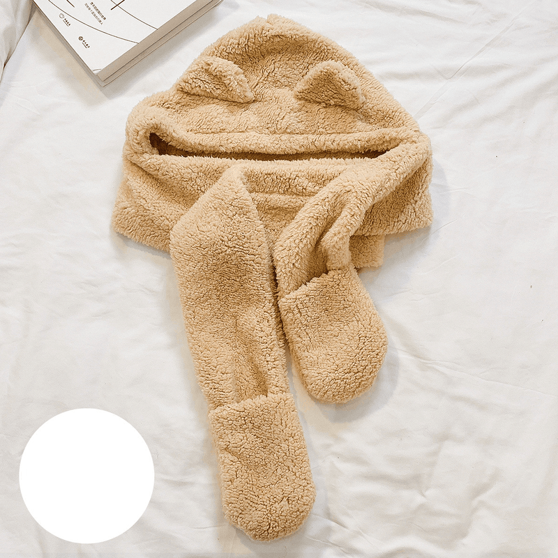 warm wool turtleneck scarf for cycling - MRSLM