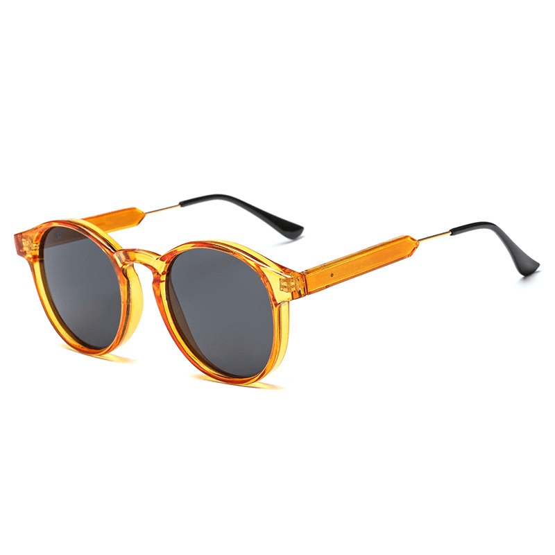 retro round sunglasses, view 3 - MRSLM