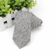 men's super narrow cotton necktie, view 3 - MRSLM