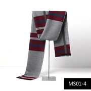 Men's plaid imitation cashmere scarf, view 4 - MRSLM