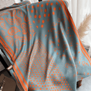 thick imitation cashmere check scarf, view 14 - MRSLM
