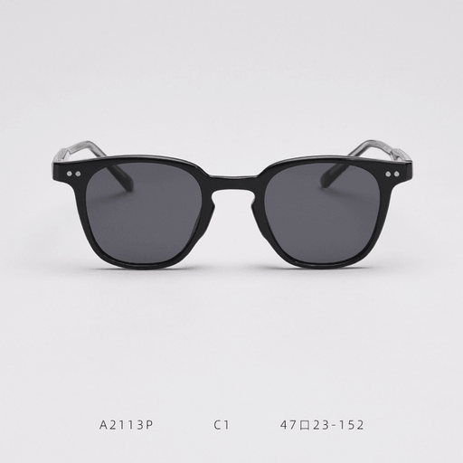 women's plain small round frame sunglasses - MRSLM