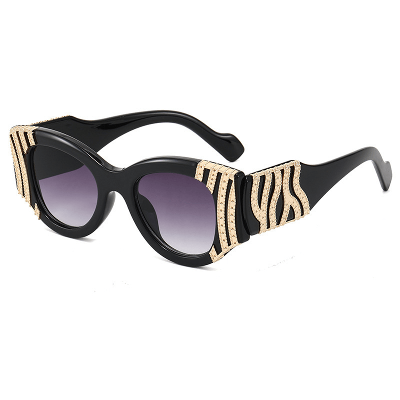 women's leopard fashion sunglasses, view 2 - MRSLM