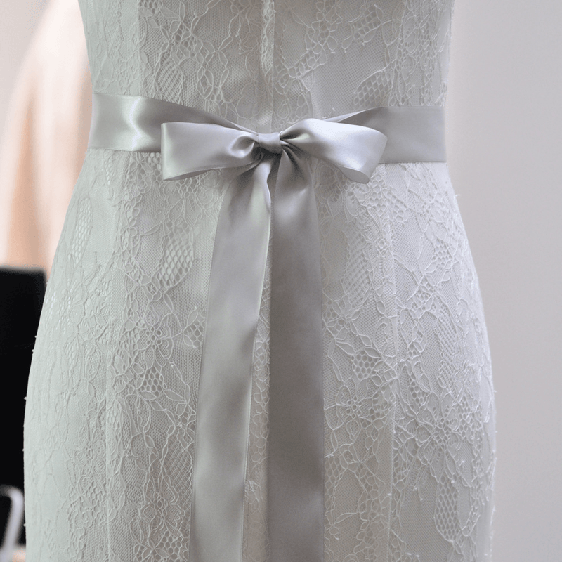 rhinestone bridal belt with bow, view 6 - MRSLM
