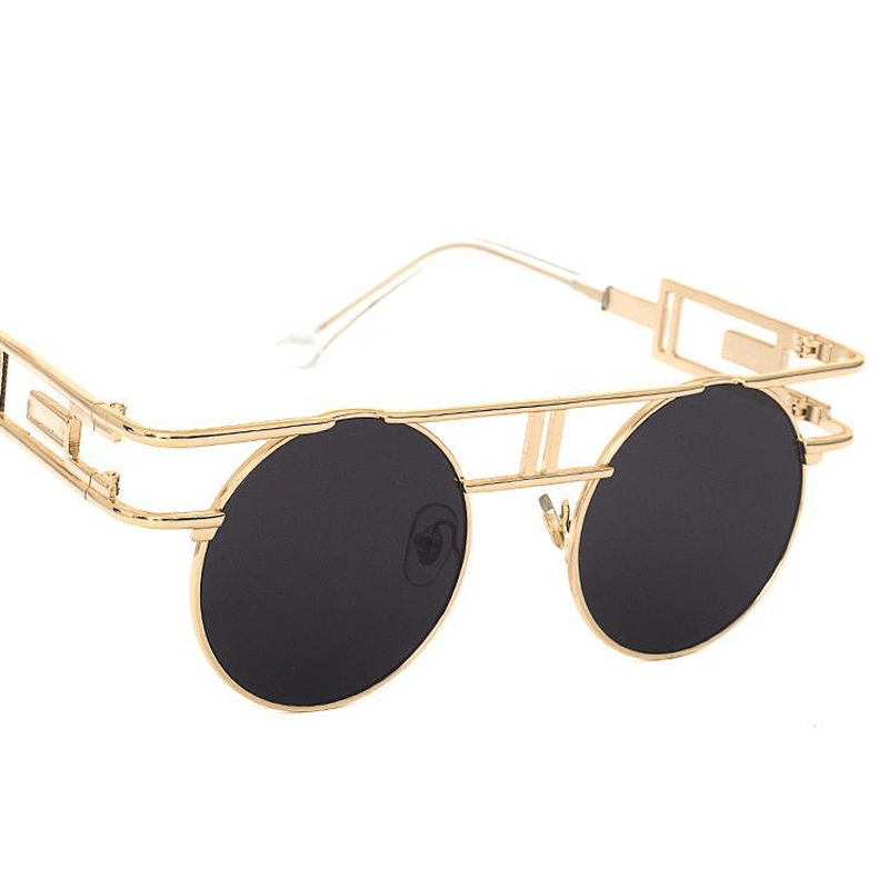 steampunk round sunglasses, view 5 - MRSLM