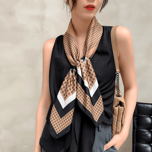 Retro printed square scarf - MRSLM